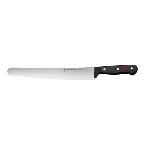 Confectioner's Knife, Serrated 26 cm Blade | Wüsthof Dreizack Gourmet | Stainless Steel with Plastic Handle 1