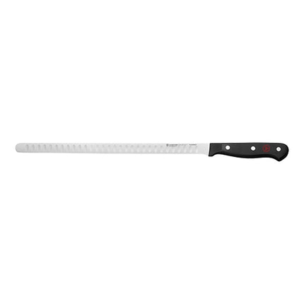 Flexible Salmon Knife, Granton Edge 29 cm Blade | Wüsthof Dreizack Gourmet | Stainless Steel with Plastic Handle 1