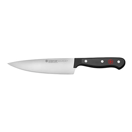 Chef's Knife, Smooth 16 cm Blade | Wüsthof Dreizack Gourmet | Stainless Steel with Plastic Handle 1