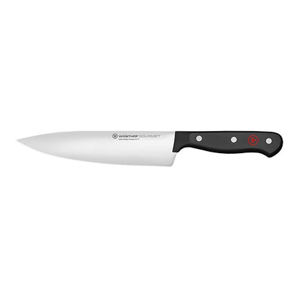 Chef's Knife with 18 cm Smooth Stainless Steel Blade | Wüsthof Dreizack Gourmet | Plastic Handle 1