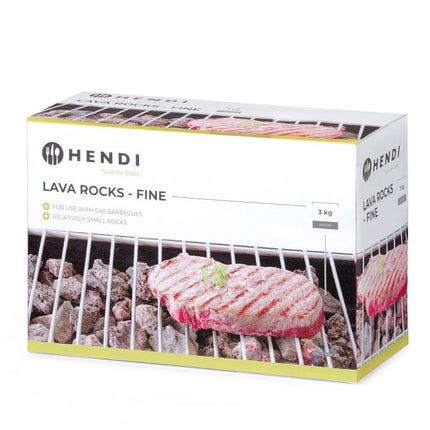 Fine Lava Rocks for Gas Barbecues | HENDI