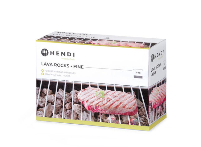 Fine Lava Rocks for Gas Barbecues | HENDI