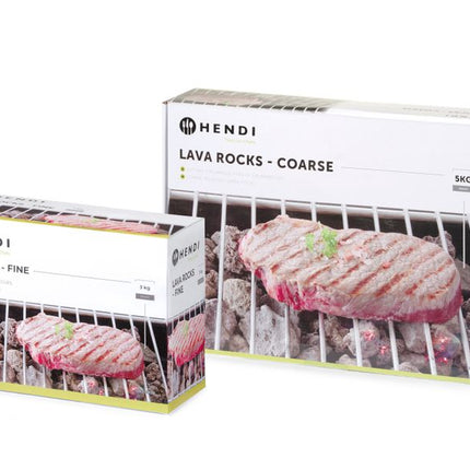 Fine Lava Rocks for Gas Barbecues | HENDI 3