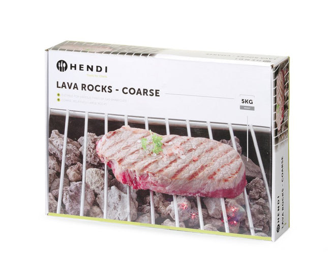 Coarse Lava Rocks for Gas Barbecues | HENDI