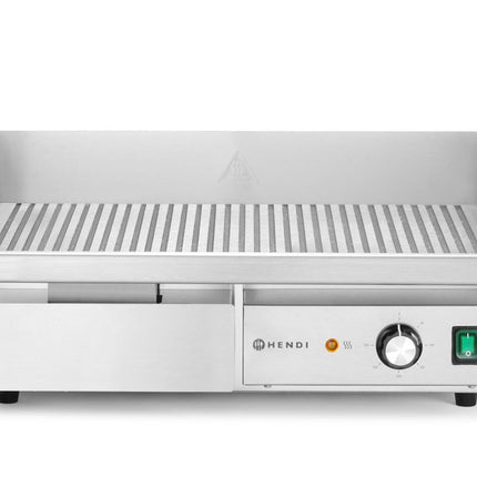 Ribbed Griddle | HENDI Budget Line | 220-240V/3000W | 550x430x240mm