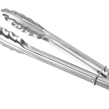 Salad Tongs Solid Design with Fastening Clip | HENDI | 240mm