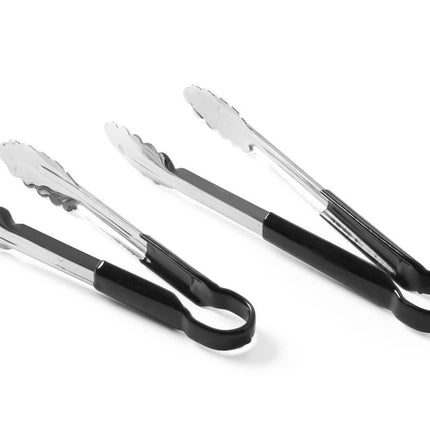 Black Serving Tongs 250mm | HENDI 2