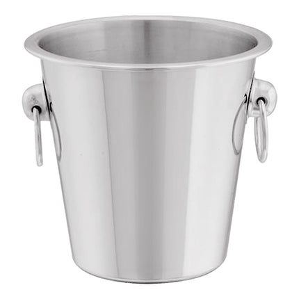 Ice Cube Bucket with Ring Handles | EMGA | Stainless Steel | 1.5 L | Ø15.5 x H14.5 cm 1