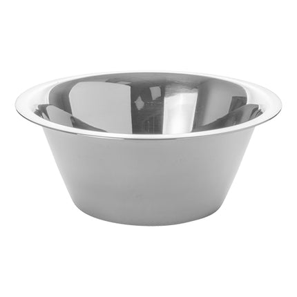 Flat Bottom Mixing Bowl | EMGA | Stainless Steel | 2.5 L | Ø26 x H11 cm 1