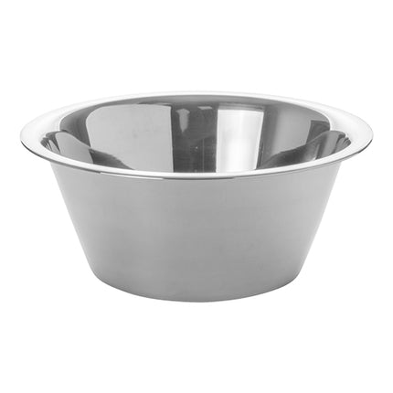 Flat Bottom Mixing Bowl | EMGA | Stainless Steel | 3.5 L | Ø28 x H11.5 cm 1