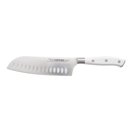 Santoku Chef's Knife with Granton Edge | Comas Marble | 16.5 cm Blade 1
