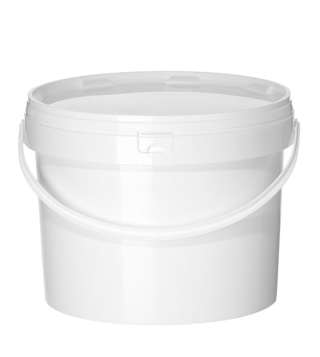 Bucket with Lid | HENDI | 11.5L | White | Ø300x230mm