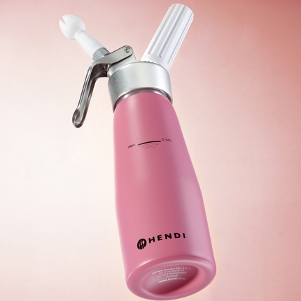 Cream whipper, HENDI, 0,5L, Pastel pink, ⌀80x(H)260mm