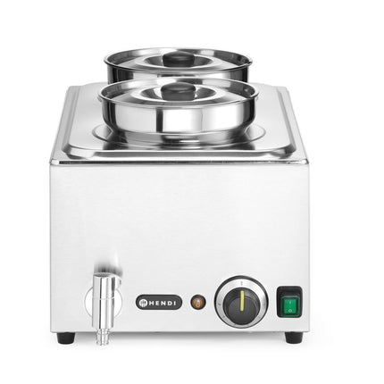 Bain-Marie Set with 2 Containers and Lids | HENDI Ranger | 8L | 220-240V/1000W