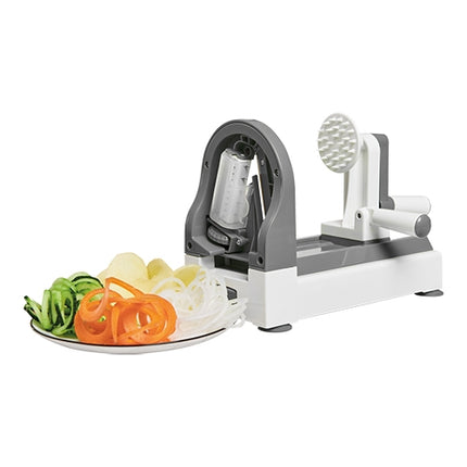 Vegetable Spiral Cutter with Suction Cup | Louis Tellier | 3, 6 and 12 mm Cuts | 26 x 11 x H17 cm 1