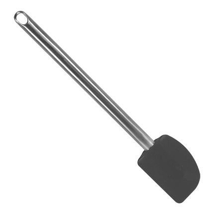 Heat-Resistant Silicone Scraper | Kisag | Stainless Steel Handle | Black | 40 cm 1