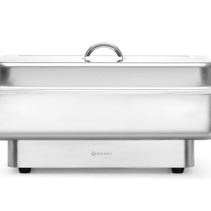 Electric Chafing Dish 9L with Adjustable Temperature | HENDI Profi Line | Silver