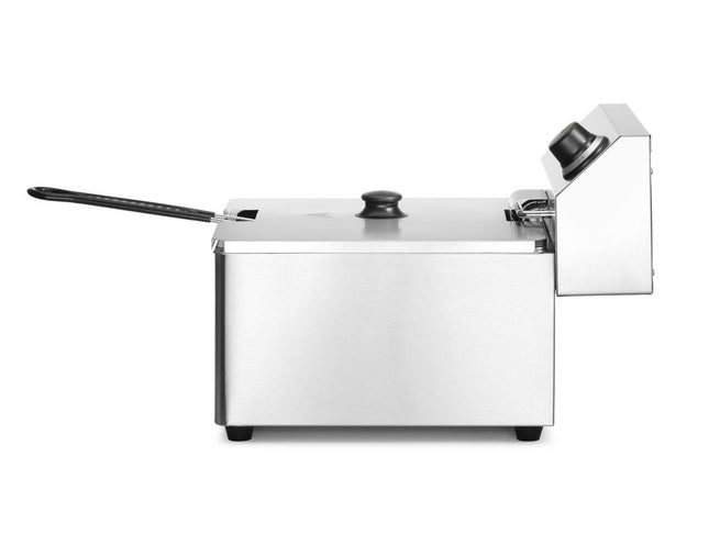 Deep Fryer 8L Stainless Steel | HENDI Kitchen Line | 230V/3500W