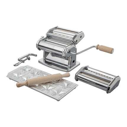 Manual Pasta and Noodle Maker 15 cm | Imperia PastaItaliana | Chromed Steel 1