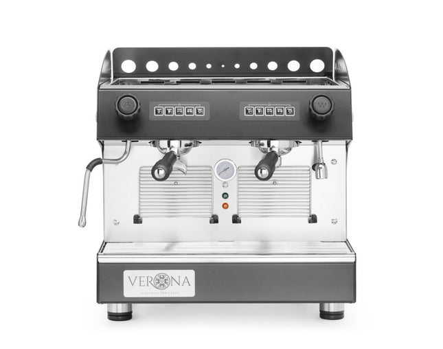Kavni aparat Julia Compact, 2-grupni, avtomatski, Verona, črn, 230 V/2700 W, 475 × 563 × (V) 530 mm