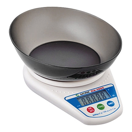 Digital Kitchen Scale 3 kg / 1 g | Louis Tellier | Battery Powered with Tare Function | 15 x 21.5 x H4 cm 1