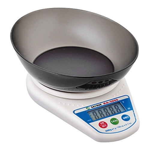 Digital Kitchen Scale 3 kg / 1 g | Louis Tellier | Battery Powered with Tare Function | 15 x 21.5 x H4 cm 1