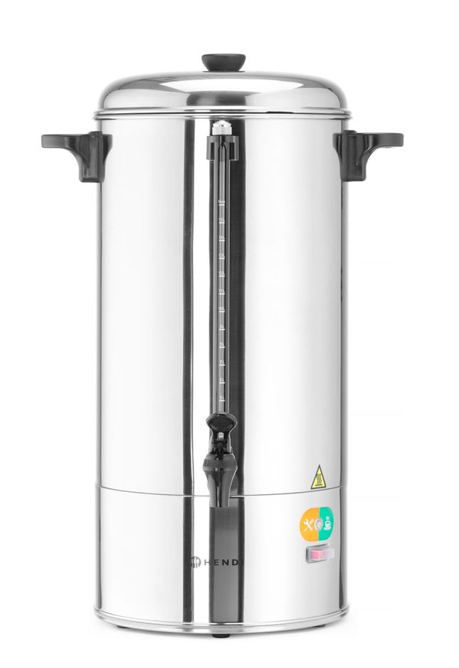 16L Single-Walled Stainless Steel Percolator with Automatic Reset | HENDI | 230V/1500W