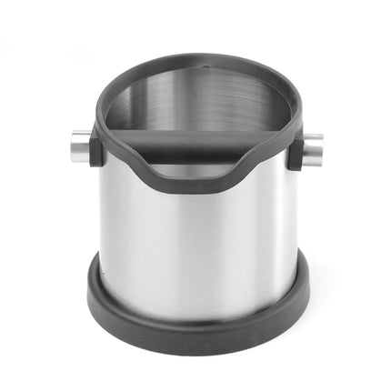 Round Stainless Steel Knock Box with Removable Knock Bar | HENDI | 153x185x165mm