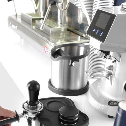 Spring-Loaded Coffee Tamper with Aluminium Handle | HENDI | Ø58x100mm 4