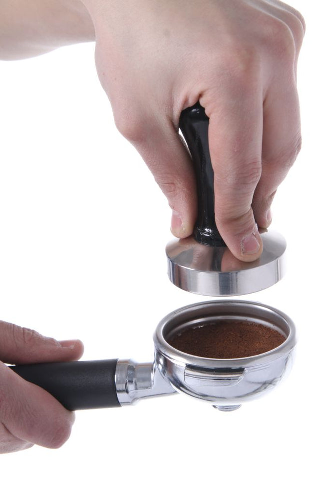 Stainless Steel Coffee Tamper with Wooden Handle | HENDI | 58mm Diameter 2