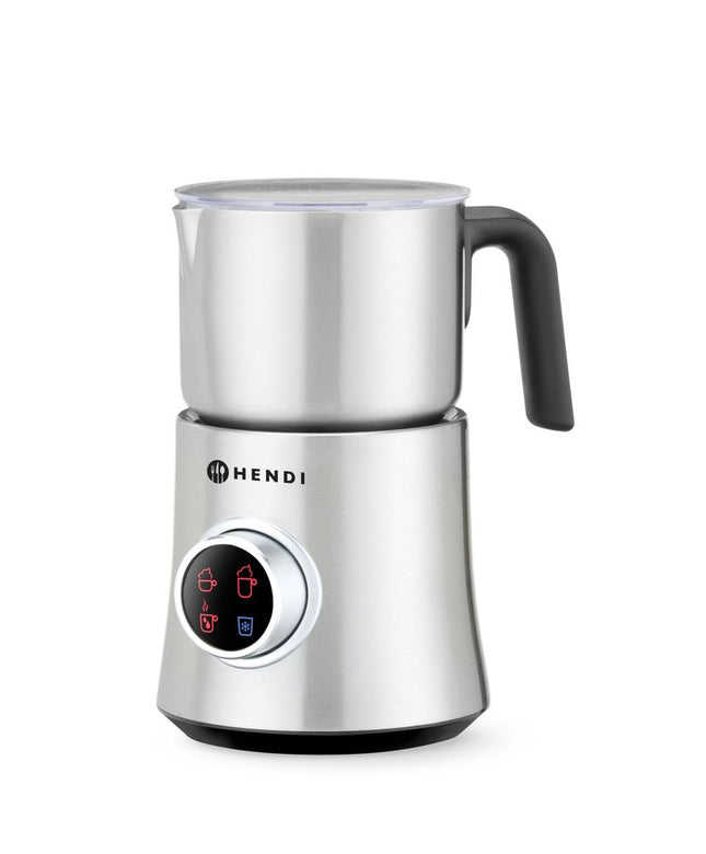 Milk frother , HENDI, 0,3L, Silver, 230V/500W, 178x143x(H)220mm