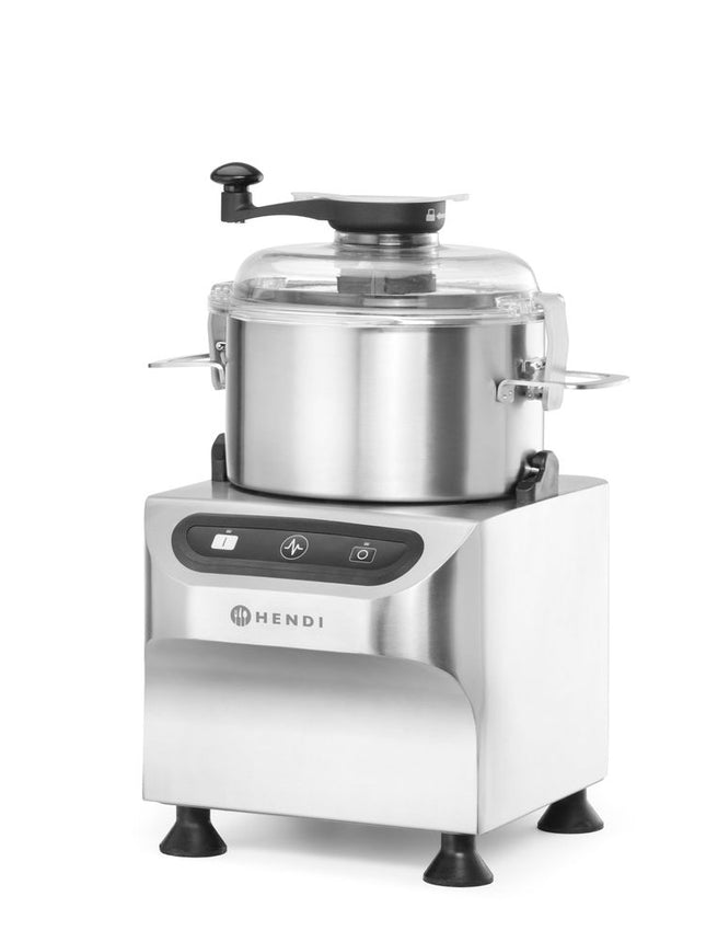 Bowl cutter, electric, HENDI, Profi Line, 5 kg, Silver, 230V/800W, 377x350x(H)520mm
