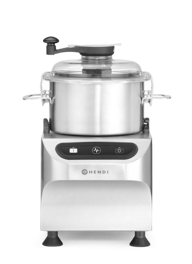 Bowl cutter, electric, HENDI, Profi Line, 5 kg, Silver, 230V/800W, 377x350x(H)520mm