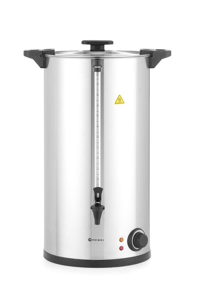 Hot drinks boiler single-walled, HENDI, ≈ 200 cups in 65 min., 30L, 230V/2500W, 415x382x(H)620mm