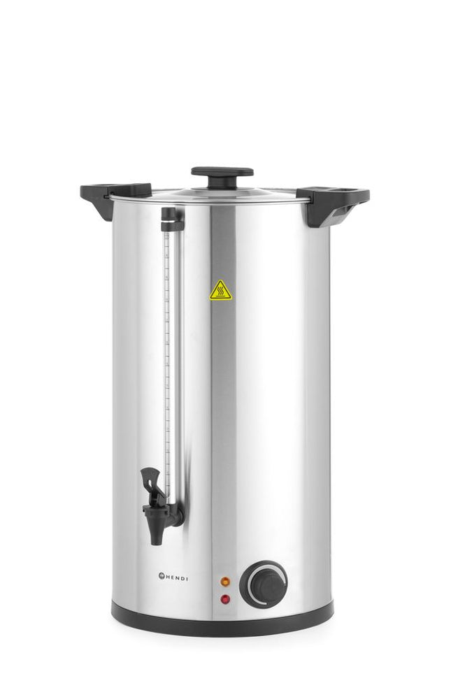 Hot drinks boiler single-walled, HENDI, ≈ 200 cups in 65 min., 30L, 230V/2500W, 415x382x(H)620mm