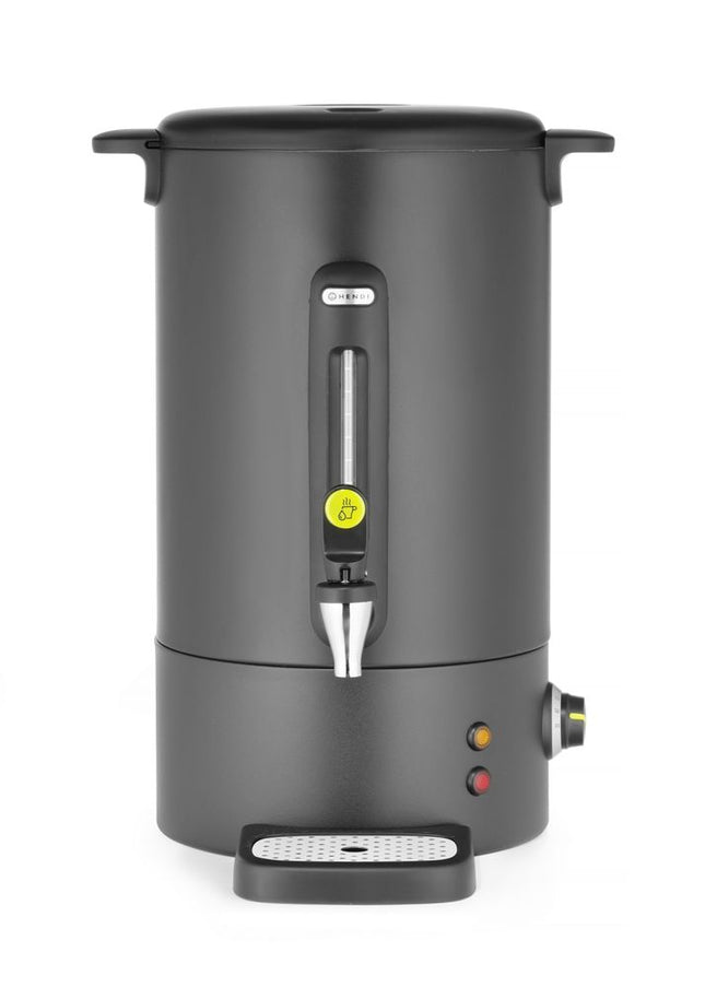 16L Hot Drinks Boiler | HENDI UNIQ Series | 220-240V, 1650W | Black Stainless Steel