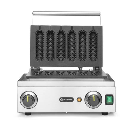 Corn Dog Waffle Maker | HENDI | 230V/1550W | 390x378x229 mm
