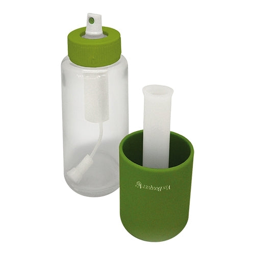 Oil and Vinegar Sprayer with Filter | Vin Bouquet | Green Glass | 0.080 L | Ø6 x H20.8 cm 1