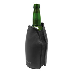 Black Wine Cooler Jacket with Gel Filling | Vin Bouquet | PVC | H23.5 x W16 cm 1