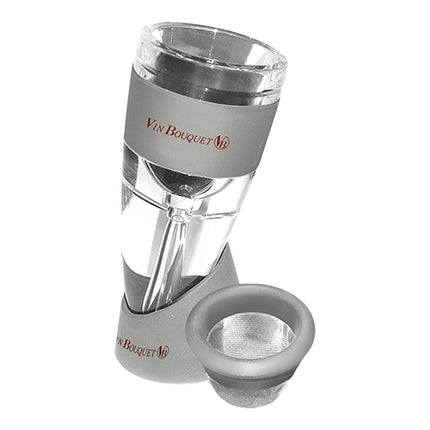 Wine Aerator with Filter and Stand | Vin Bouquet | H22.6 x W8.6 x D7.7 cm 1