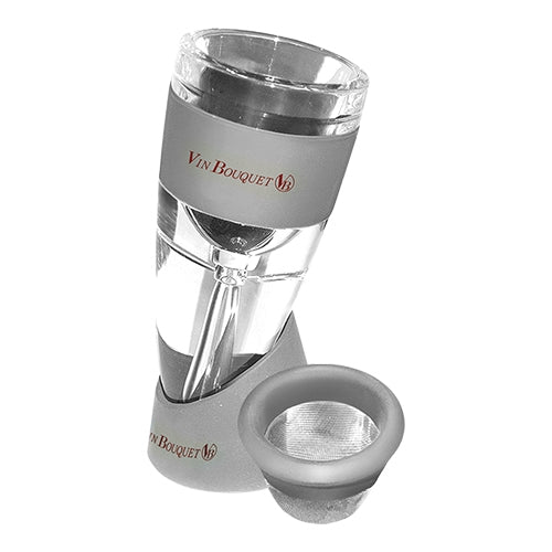 Wine Aerator with Filter and Stand | Vin Bouquet | H22.6 x W8.6 x D7.7 cm 1