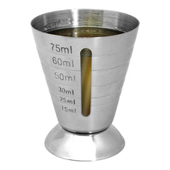 Stainless Steel Jigger | Vin Bouquet | 15-75 cc | Ø5.6 x H7 cm 1