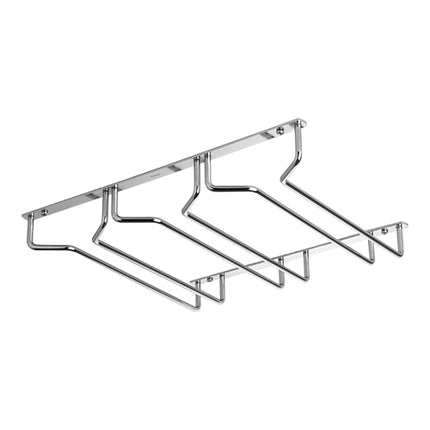 Stainless Steel Ceiling-Mounted Glass Rack | Vin Bouquet | W33.8 x D26.3 x H5 cm 1