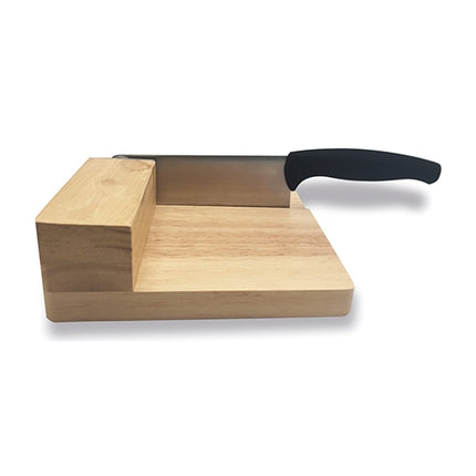 Vin Bouquet Cheese Cutter with Wood Board | Stainless Steel Knife | Max Cutting Ø120 mm 1