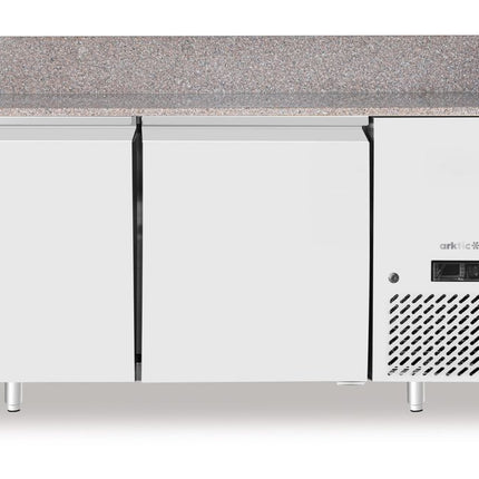 Pizza Cooling Table with Granite Worktop, 2-Door | Arktic | 250L | 230V/250W | 1510x800x875mm