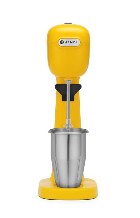 Milkshake mešalnik brez BPA, rumen | HENDI Design by Bronwasser | 230V/400W | 170x210x(H)485mm