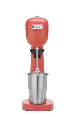Milkshake mešalnik brez BPA, rdeč | HENDI Design by Bronwasser | 230V/400W | 170x210x(H)485mm