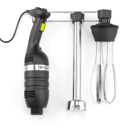 Stick Blender Set with Variable Speed, Whisk & Wall-Mounted Rack | HENDI Kitchen Line