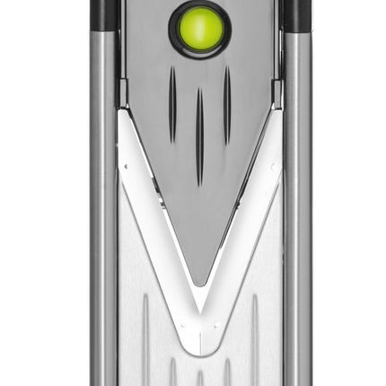 V-Type Mandoline with 5 Interchangeable Pads | HENDI Black | 405x135x145mm