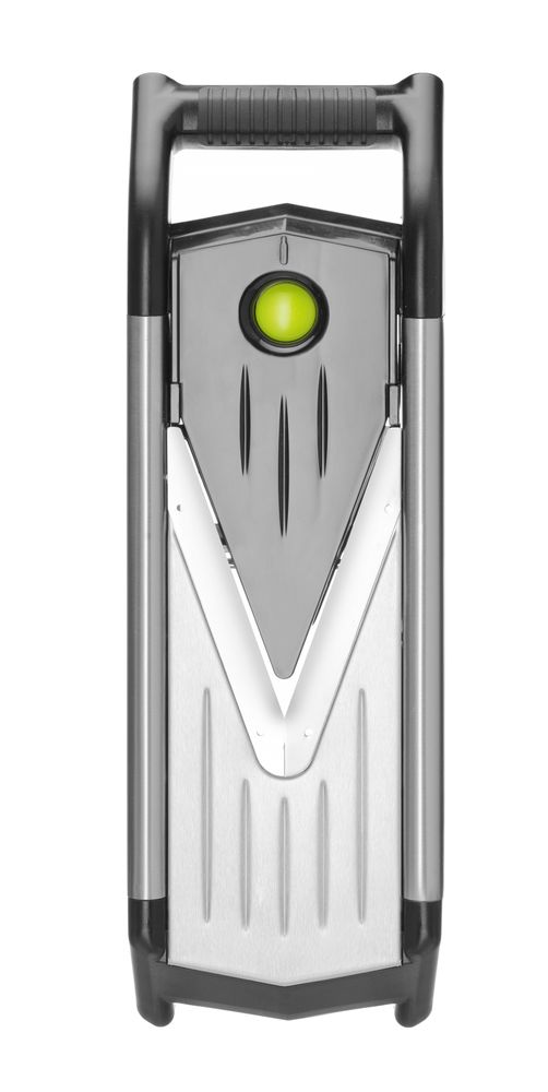 V-Type Mandoline with 5 Interchangeable Pads | HENDI Black | 405x135x145mm